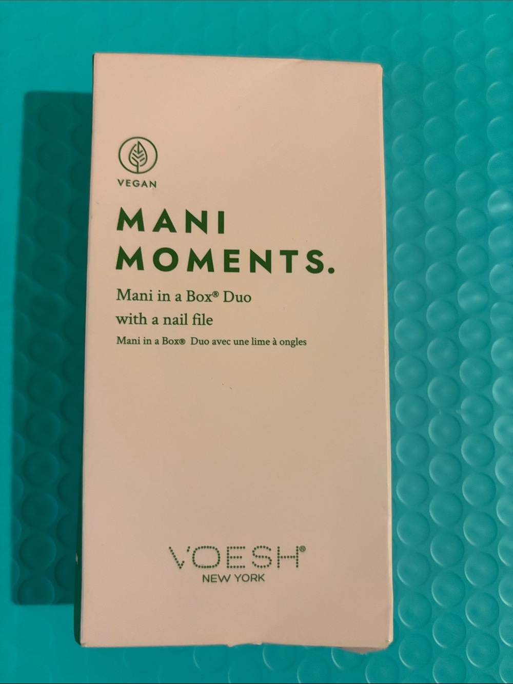 Voesh Mani Moments Duo Nail Care Set — White